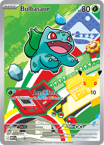 Bulbasaur — Illustration Rare, First Partner Series 1