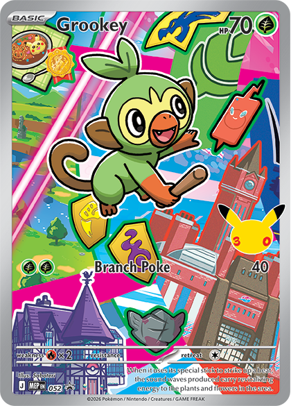 Grookey — Illustration Rare, First Partner Series 2