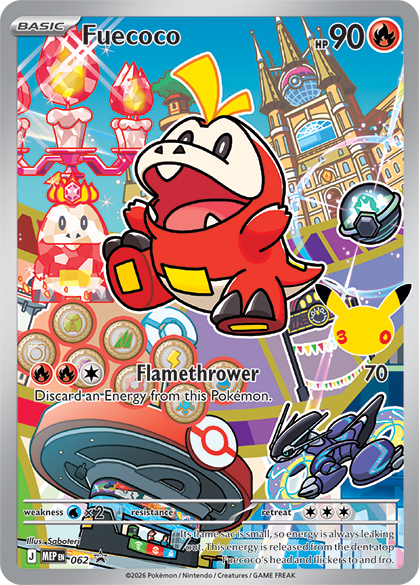 Fuecoco — Illustration Rare, First Partner Series 3