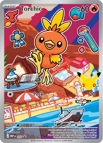 Torchic — Illustration Rare, First Partner Series 3