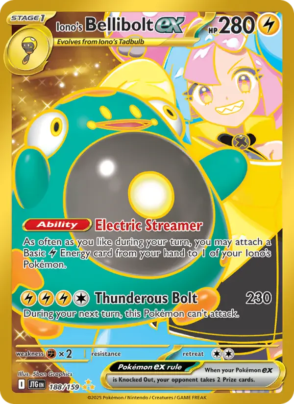 Iono's Bellibolt ex — posible hit de Journey Together
