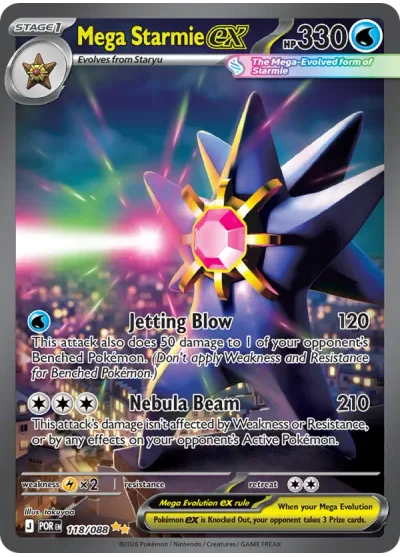 Mega Starmie ex — posible hit de Perfect Order