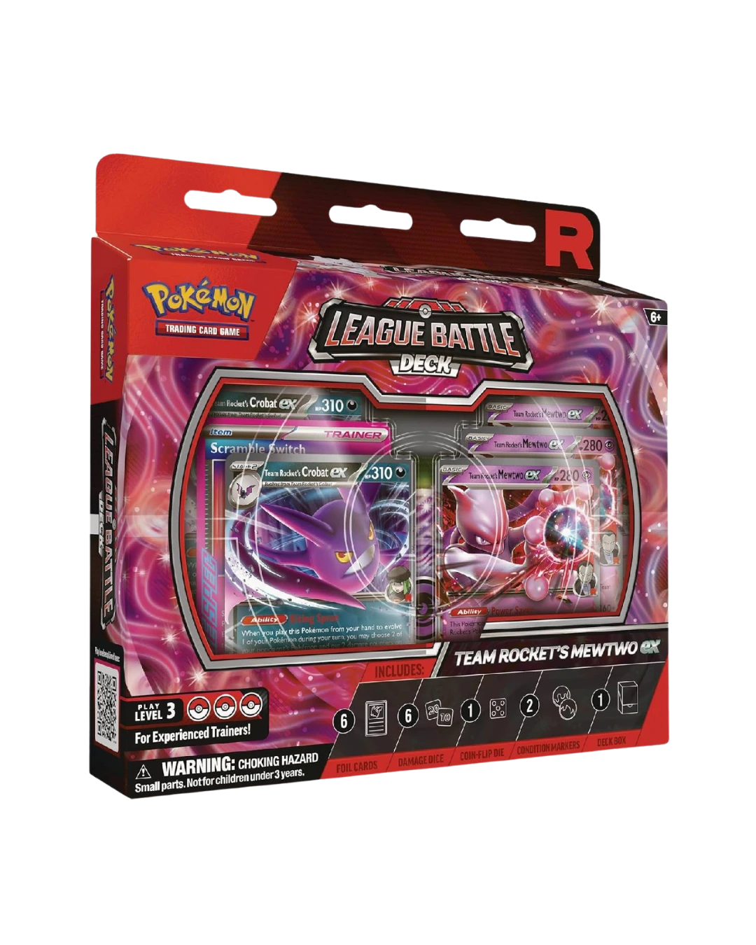 Team Rocket's Mewtwo ex — League Battle Deck — Colección especial — Pokémon TCG original, CardDex