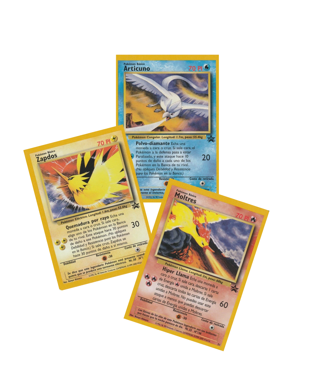Trío Legendario — Zapdos, Articuno y Moltres — foto 1